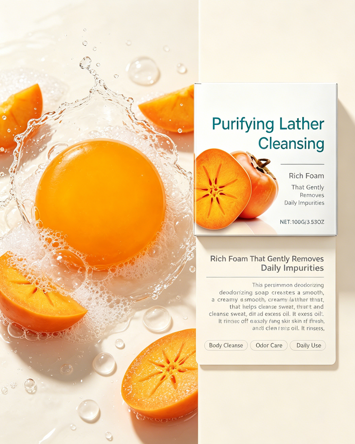 Persimmon Deodorizing Soap