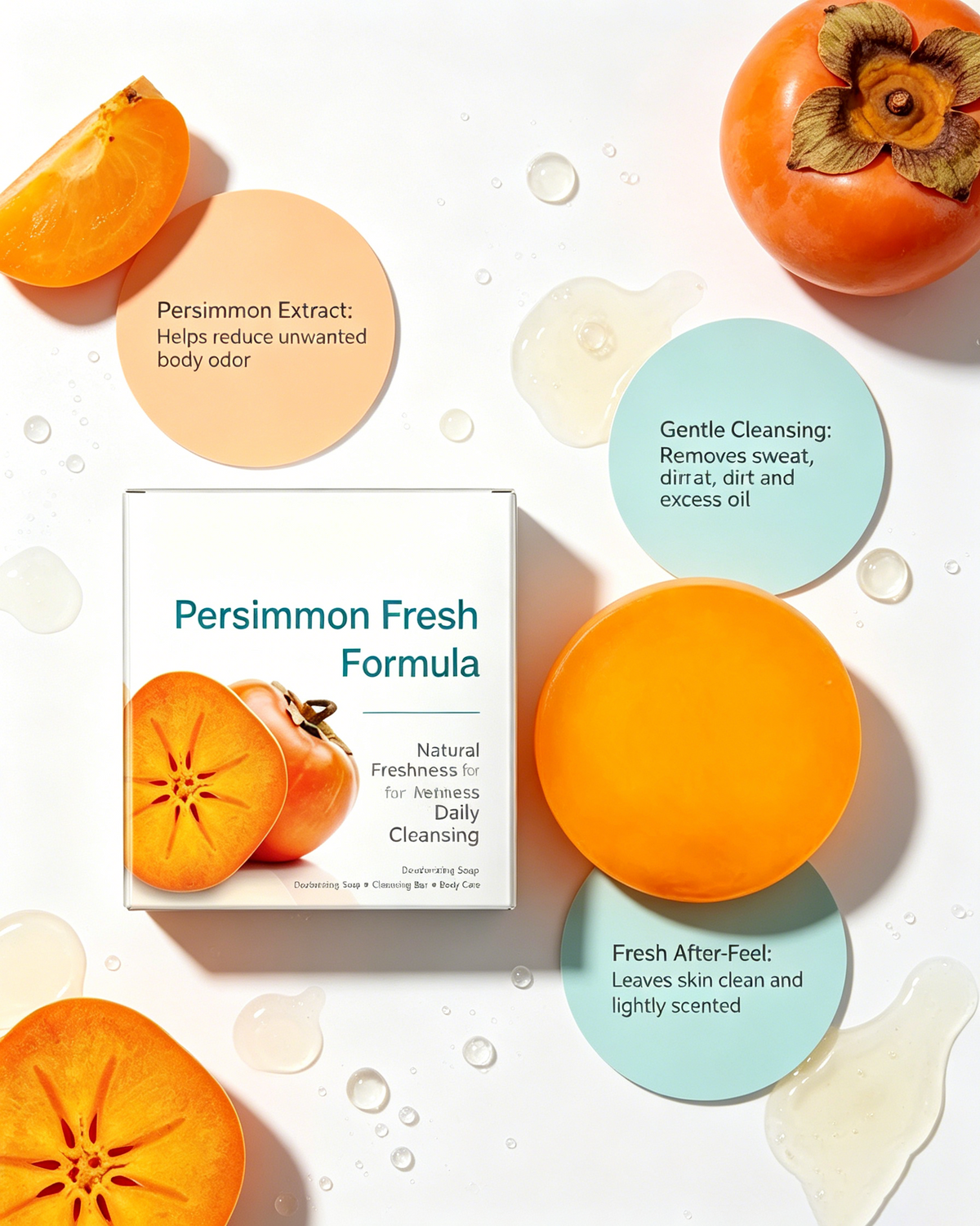 Persimmon Deodorizing Soap