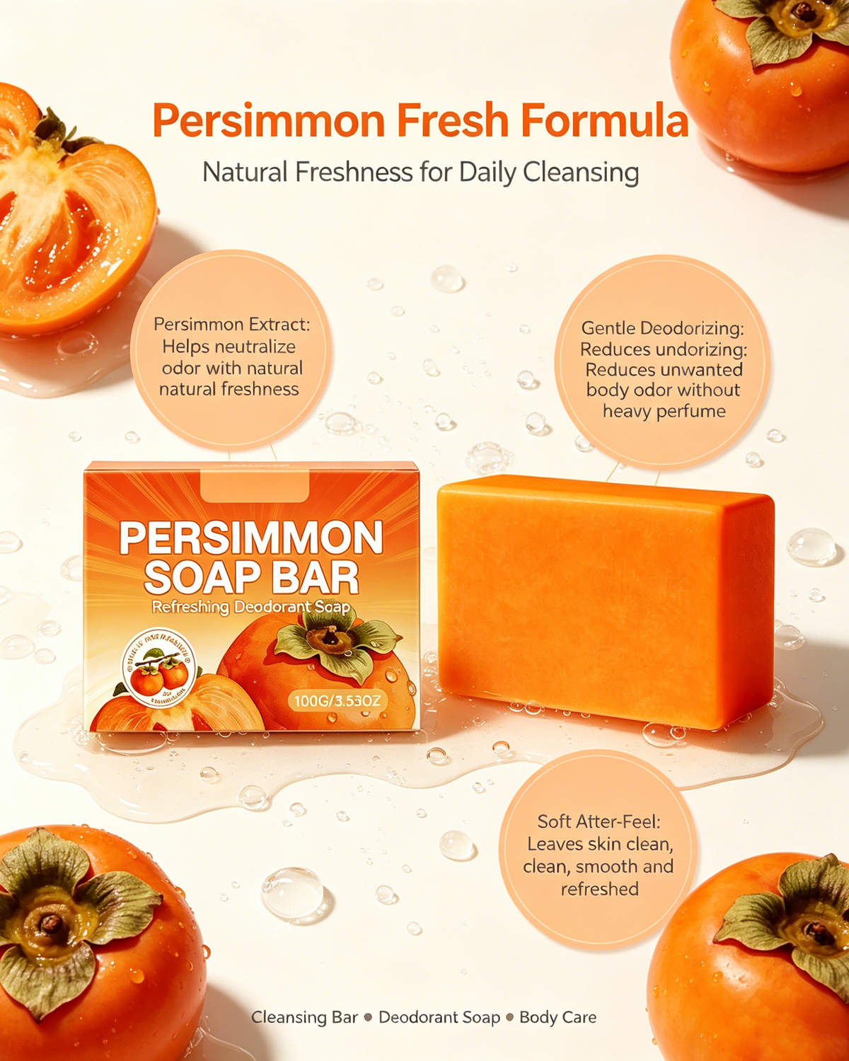 Persimmon Deodorizing Soap