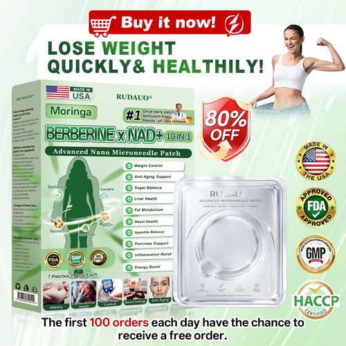 𝐏𝐡𝐲𝐬𝐢𝐜𝐢𝐚𝐧-𝐅𝐨𝐫𝐦𝐮𝐥𝐚𝐭𝐞𝐝 ✨| 𝐑𝗨𝐃𝑨𝐔𝗢® 𝐌𝐨𝐫𝐢𝐧𝐠𝐚 𝐁𝐞𝐫𝐛𝐞𝐫𝐢𝐧𝐞 × 𝐍𝐀𝐃+ 𝟏𝟎-𝐢𝐧-𝟏 𝐀𝐝𝐯𝐚𝐧𝐜𝐞𝐝 𝐍𝐚𝐧𝐨 𝐌𝐢𝐜𝐫𝐨𝐧𝐞𝐞𝐝𝐥𝐞 𝐏𝐚𝐭𝐜𝐡 (𝐄𝐱𝐩𝐞𝐫𝐢𝐞𝐧𝐜𝐞 𝐕𝐢𝐬𝐢𝐛𝐥𝐞 𝟕-𝐃𝐚𝐲 𝐑𝐞𝐬𝐮𝐥𝐭𝐬)